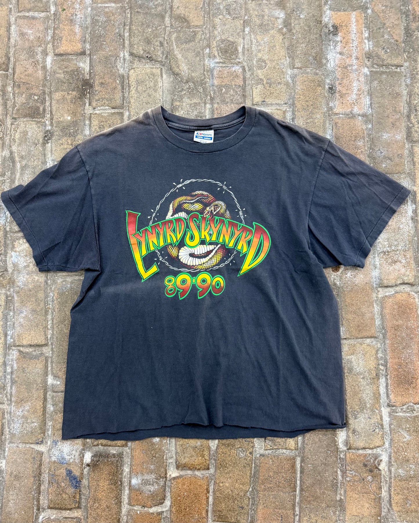 1989-1990 Lynyrd Skynyrd Cropped Band Tee