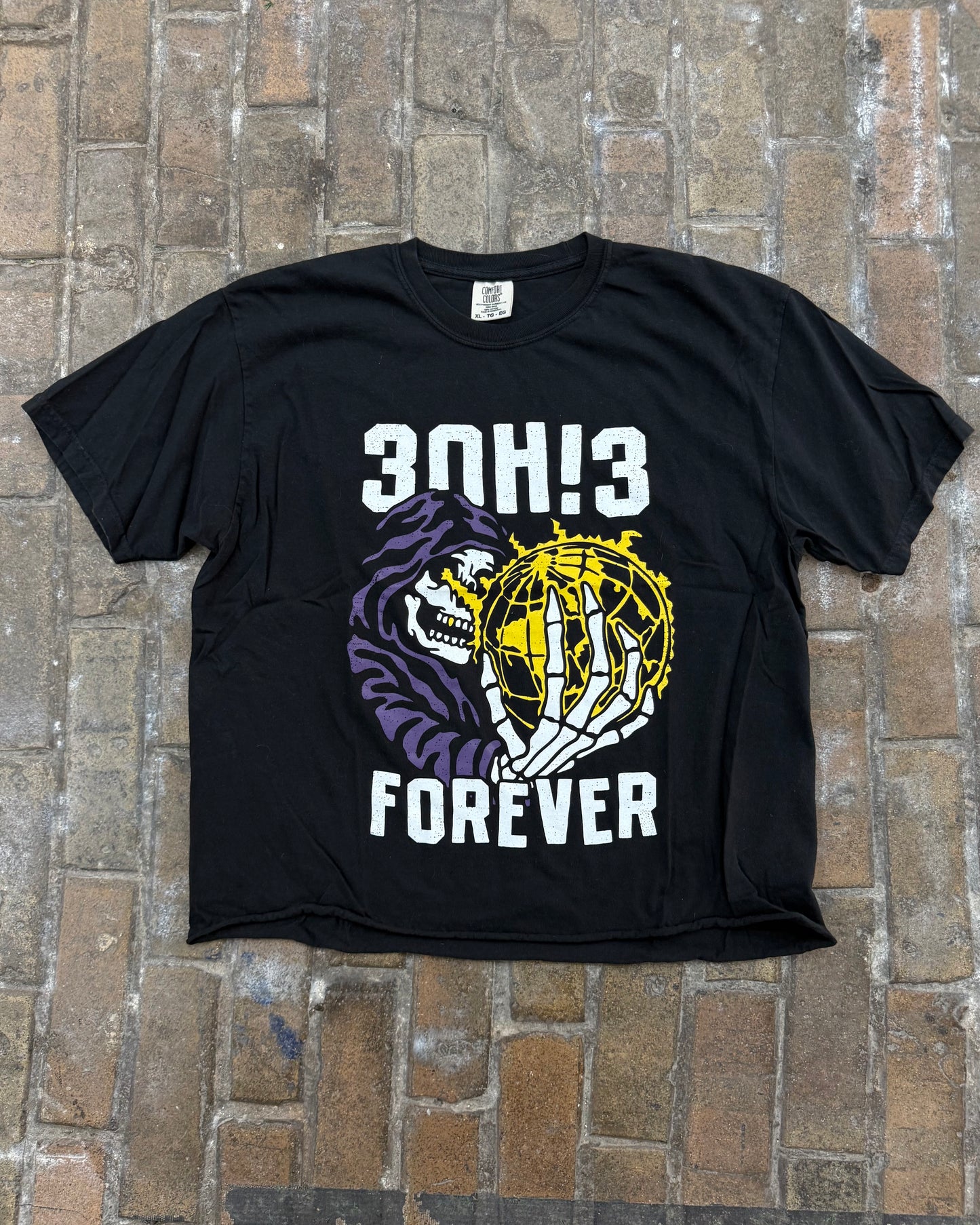 3OH!3 Forever Cropped Band Tee
