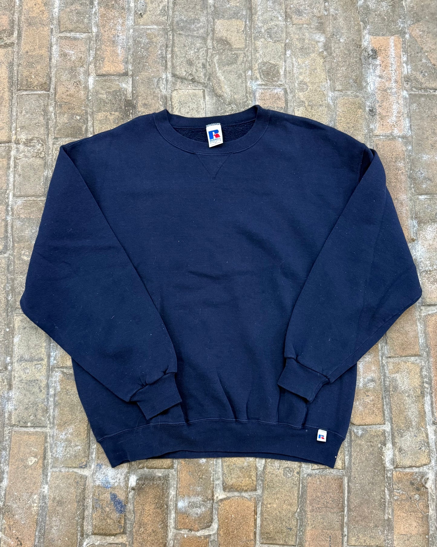 VTG Russell Athletic Blank Navy Sweatshirt