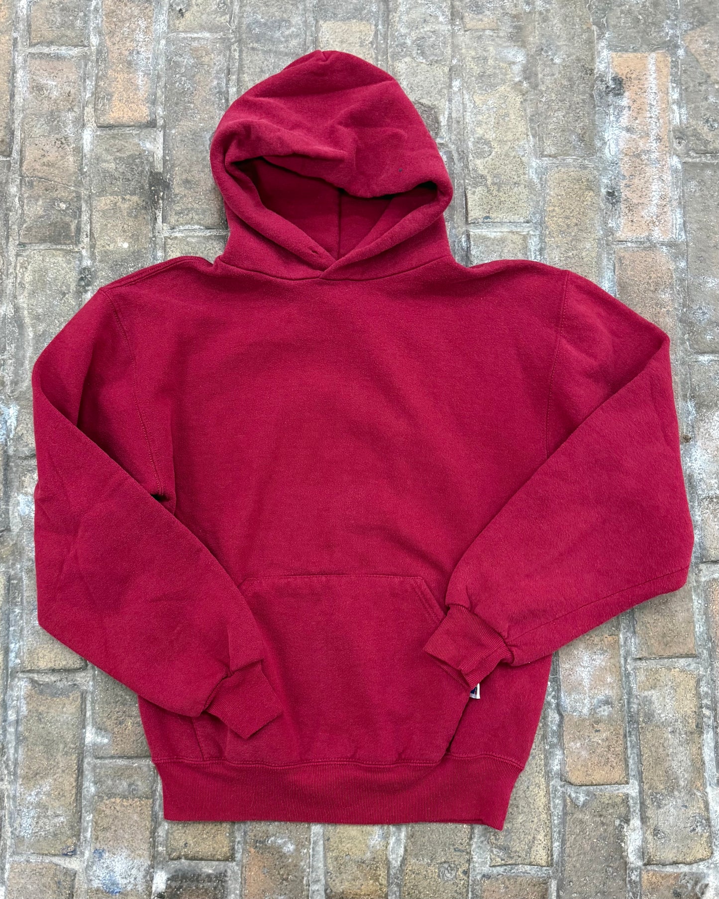 VTG Russell Athletic Blank Red Hoodie