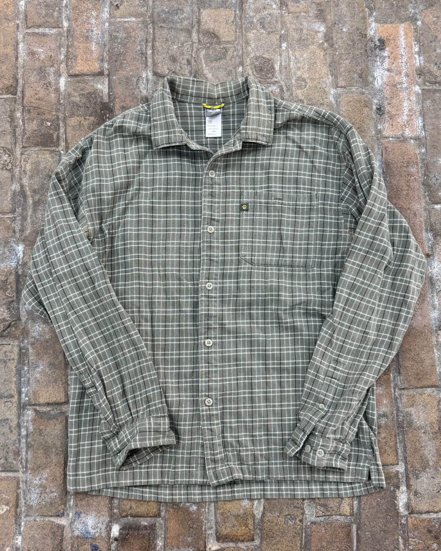 The North Face A5 Series Green Button Up Shirt