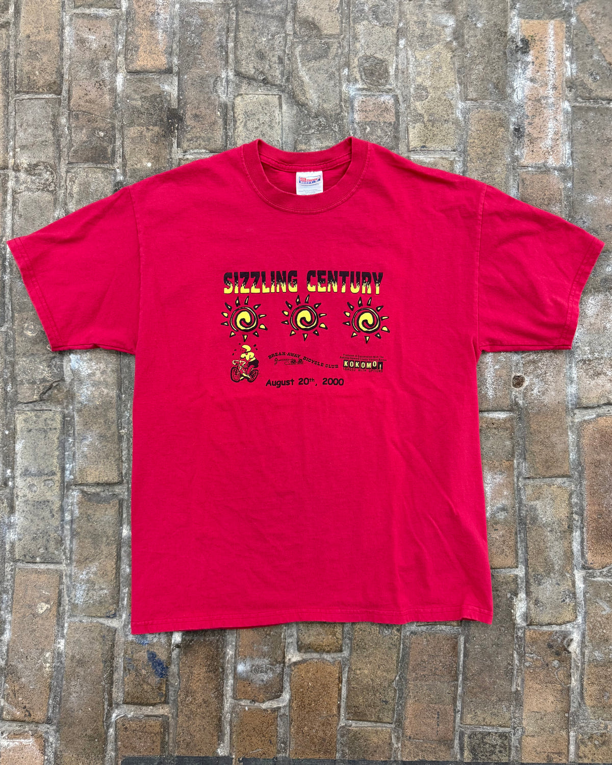 2000 Sizzling Century Break-Away Bicycle Club Tee