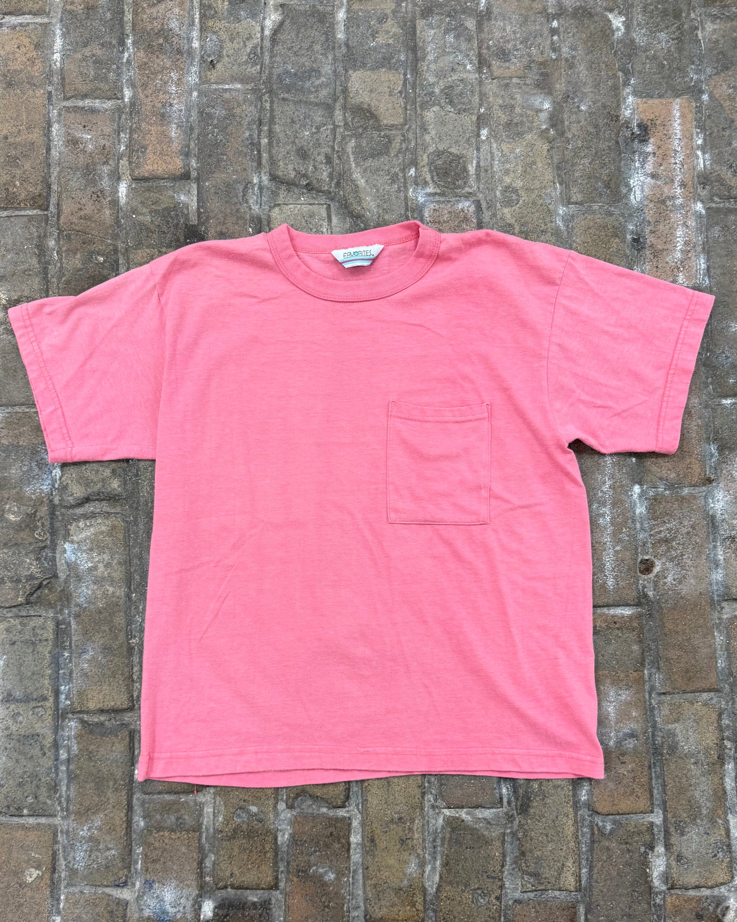 VTG Blank Pink Pocket Tee
