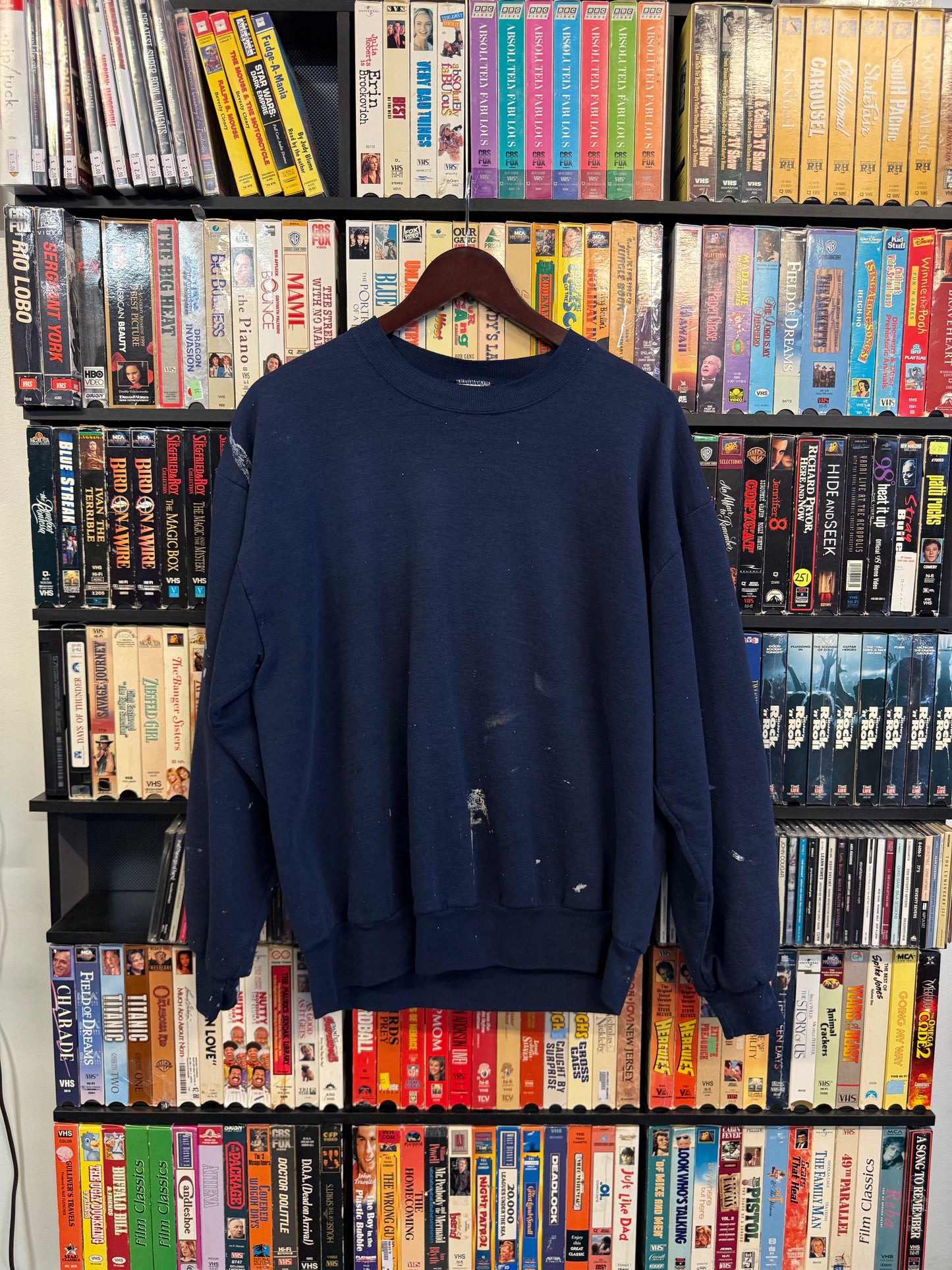 Blank Navy Sweatshirt