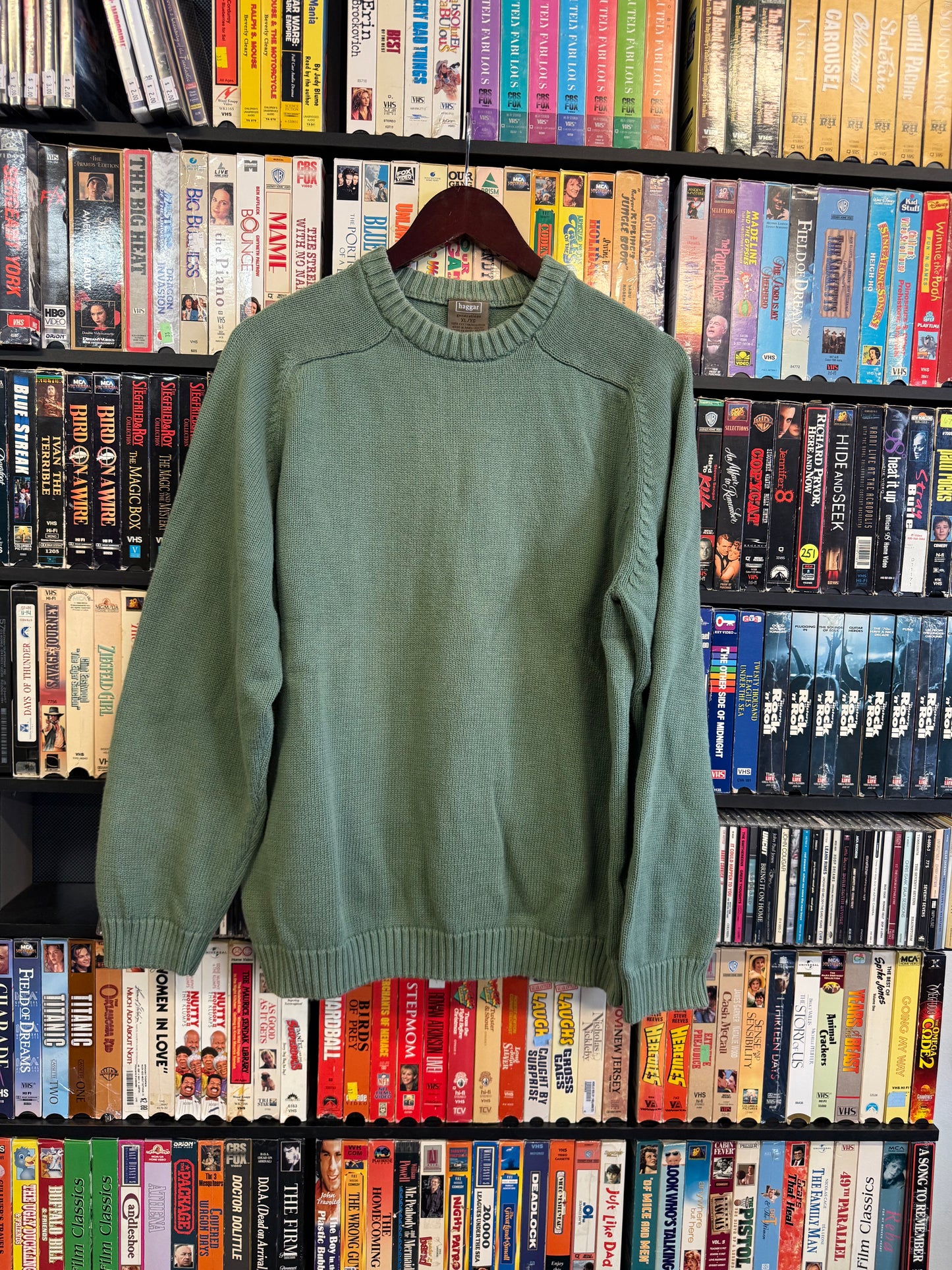 Haggar Green Sweater