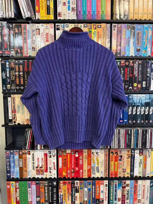 VTG Purple Knit Sweater