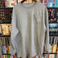 Carhartt Gray LS Pocket Tee