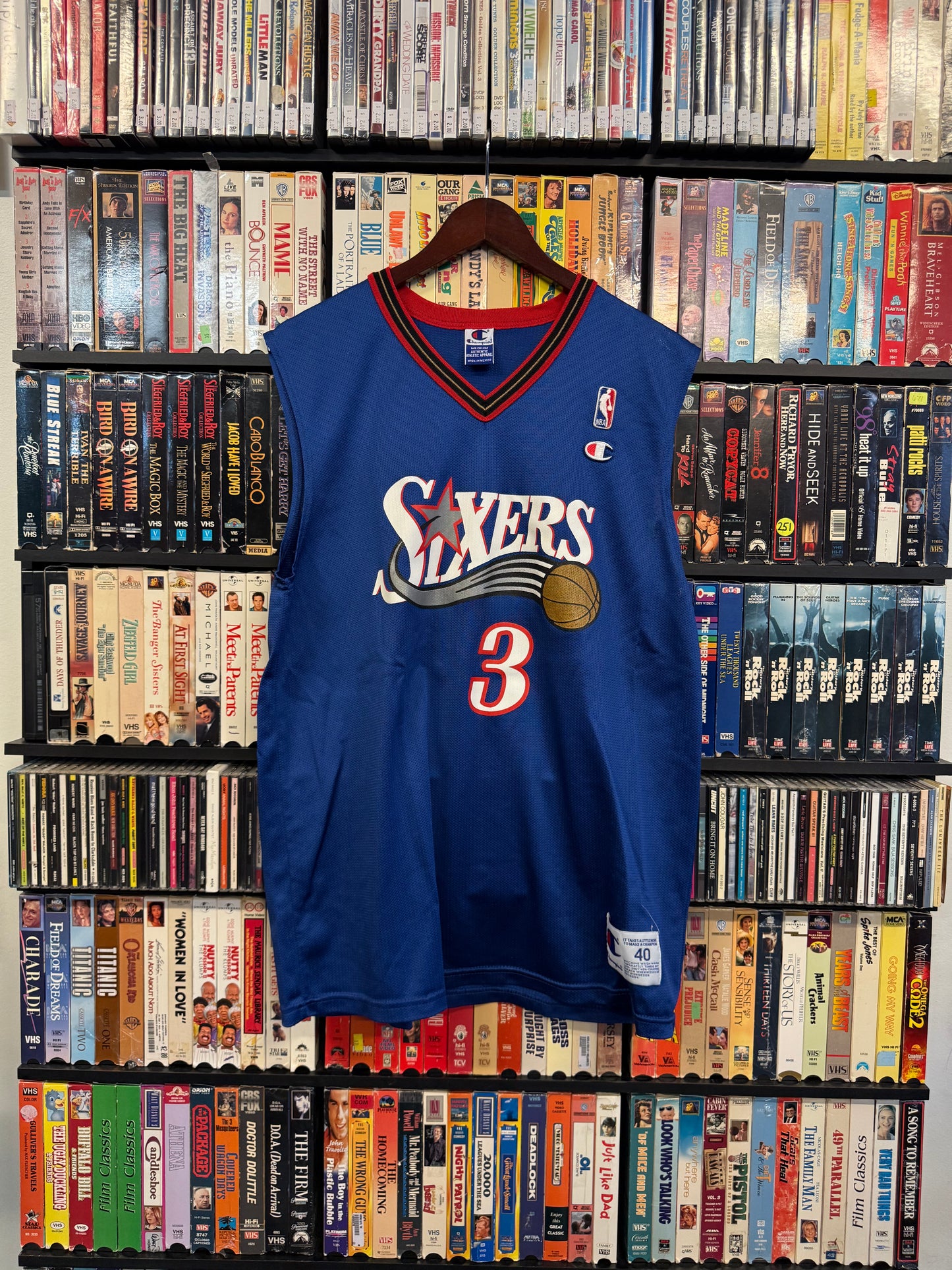 Sixers "Iverson" Basketball Jersey