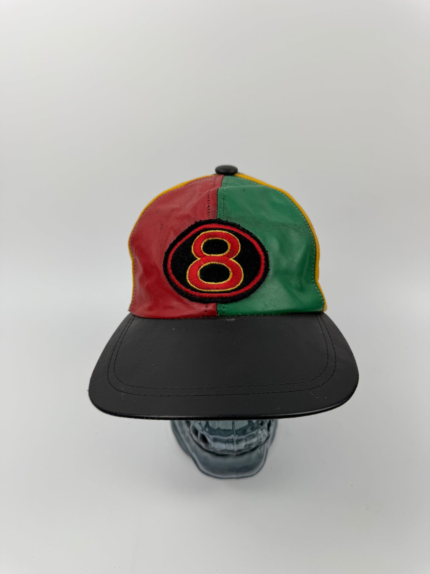 90's 8 Ball Leather Snapback