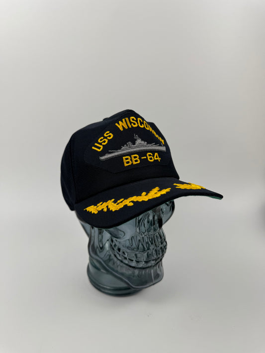 VTG USS Wisconsin BB-64 Hat
