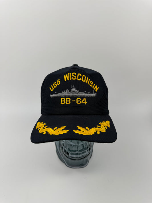 VTG USS Wisconsin BB-64 Hat