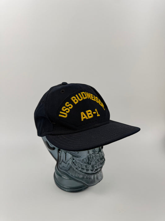 VTG USS Budweiser Snapback