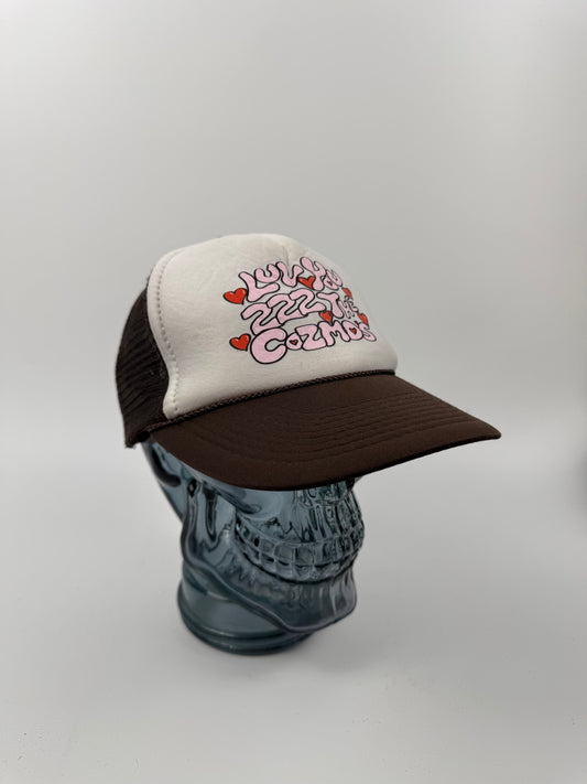 "Luv You 222 The Cozmos" Mesh Trucker Hat