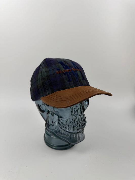VTG Mickey Mouse Plaid Strapback