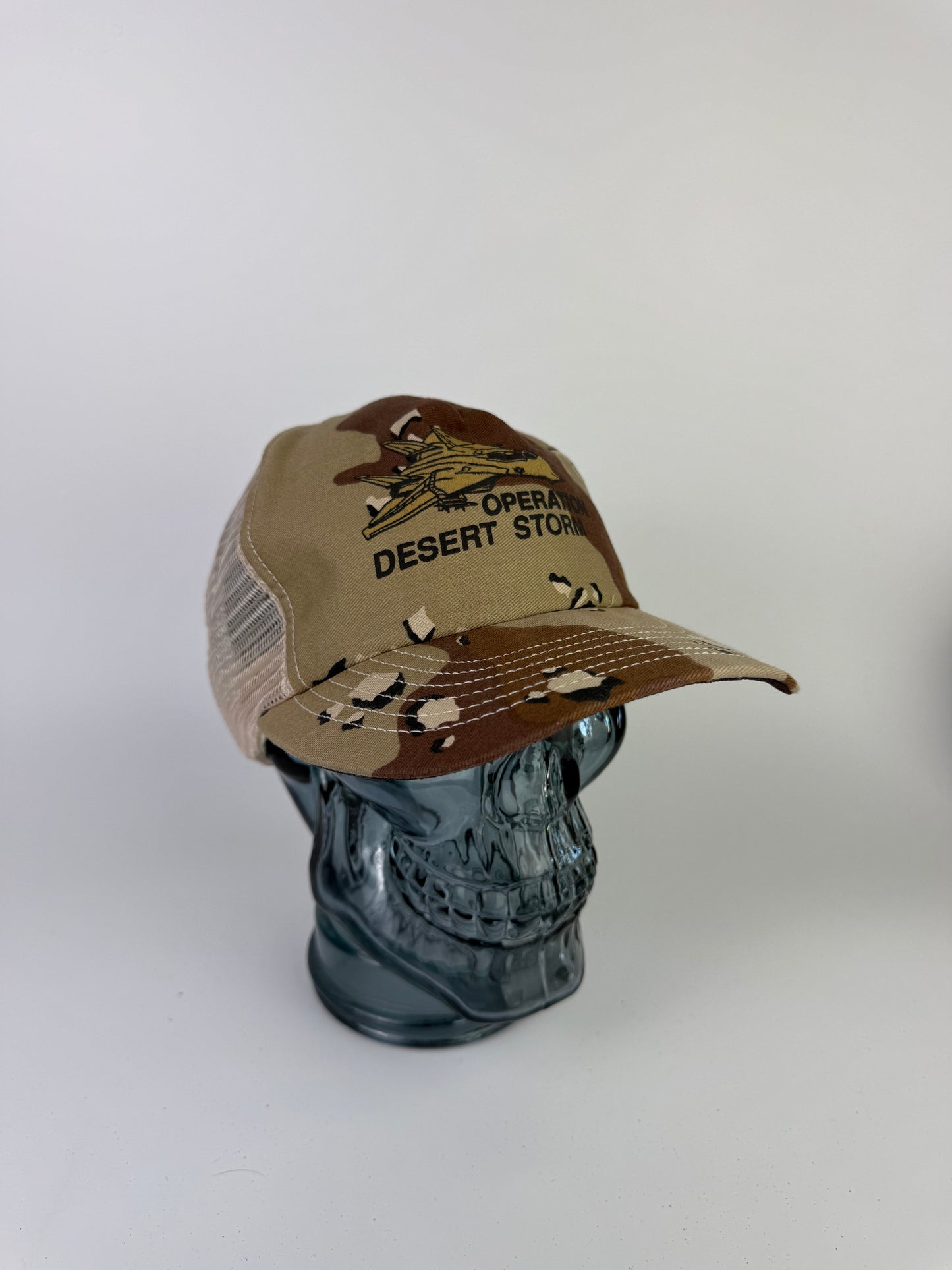 VTG Operation Desert Storm Desert Camo Mesh Trucker Hat