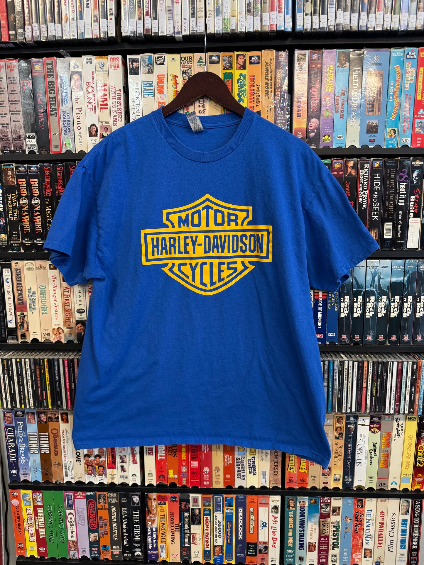 Harley Davidson Motorcycles Blue Tee