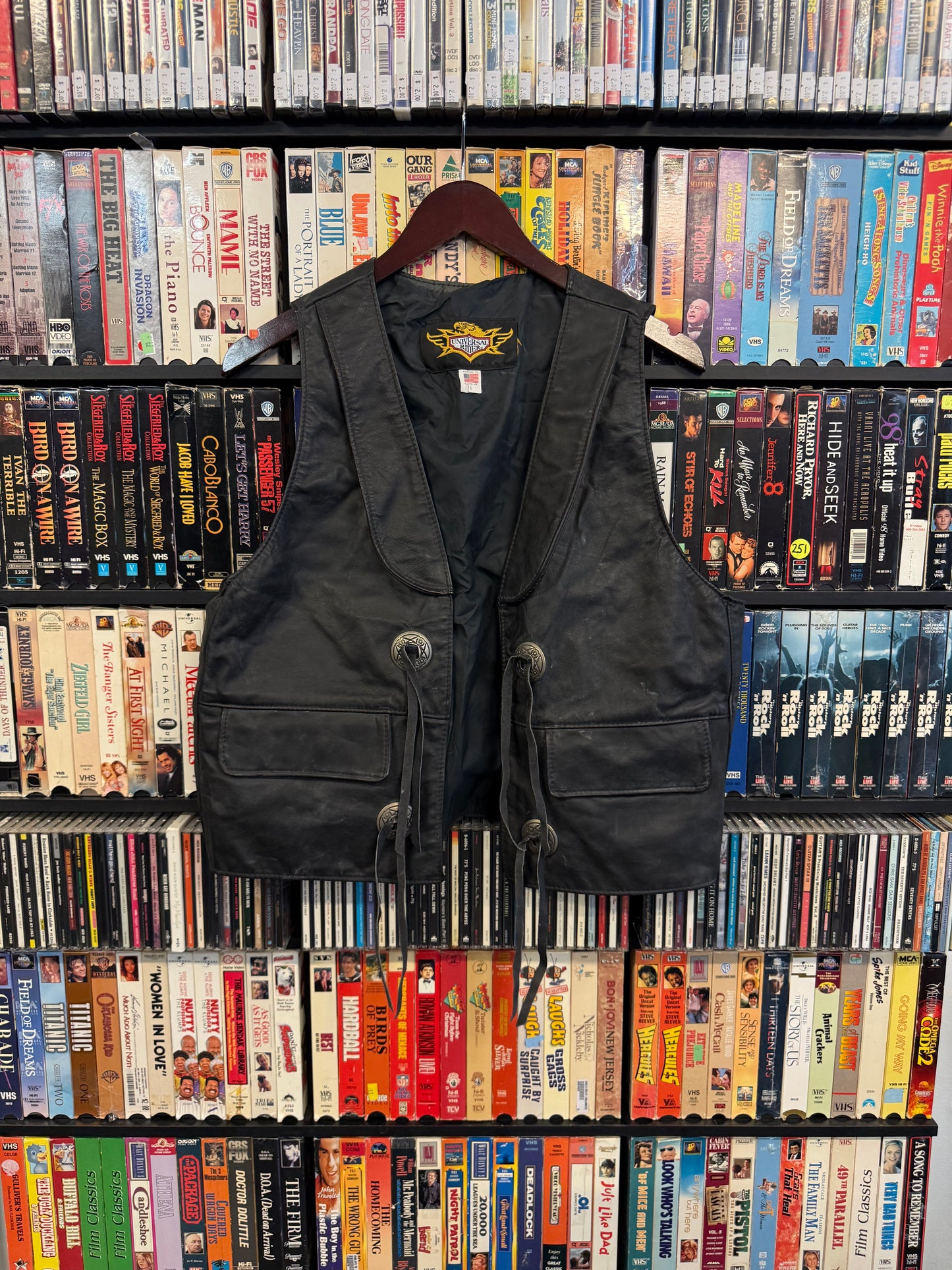 VTG Universal Rider Leather Vest