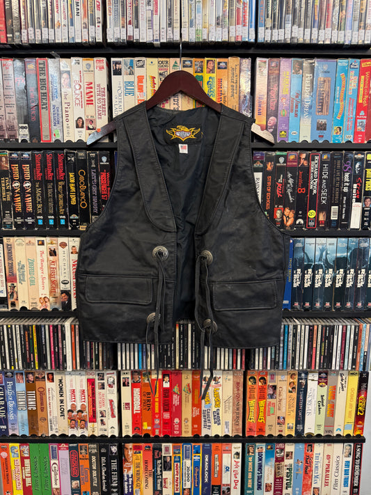 VTG Universal Rider Leather Vest