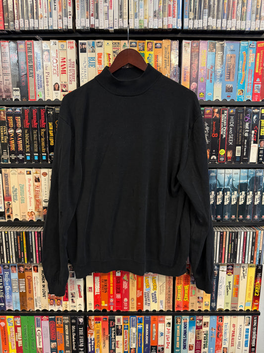 VTG Black Mock Neck