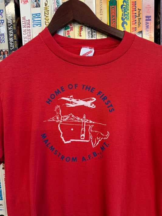80's Home Of The Firsts Malmstrom A.F.B., M.T. Tee