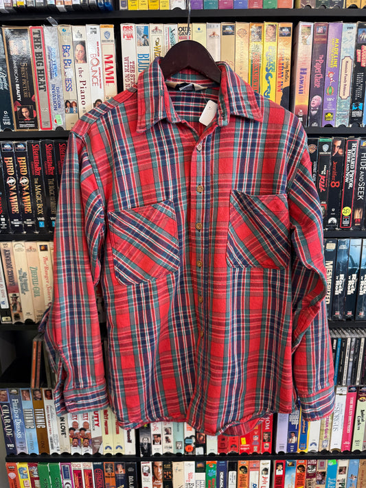 VTG Big Mac Plaid Flannel Button Up *As-Is*