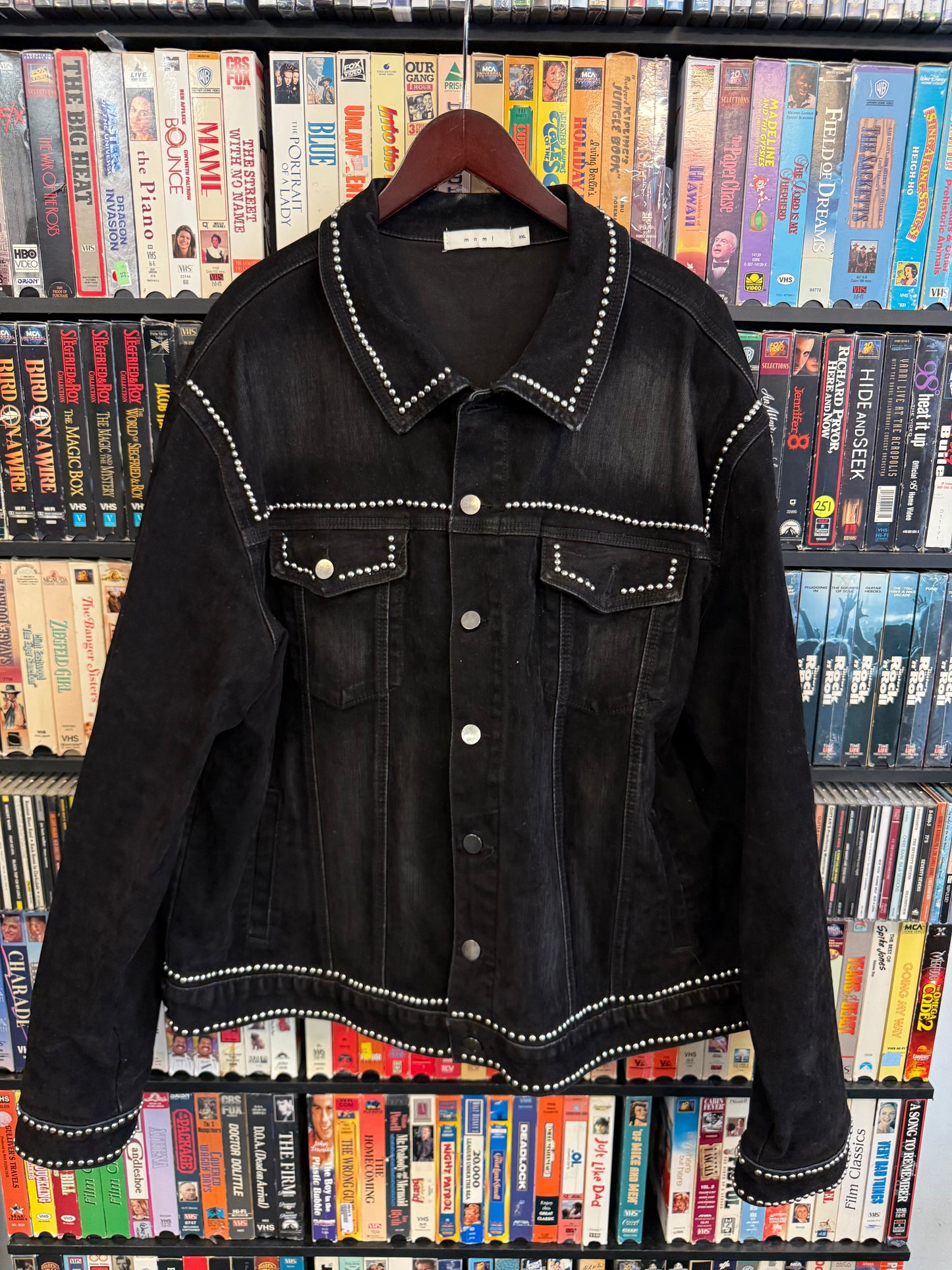 mnml Black Studded Jacket