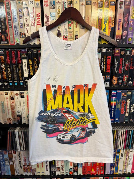 VTG Mark Martin Signed NASCAR Tank Top